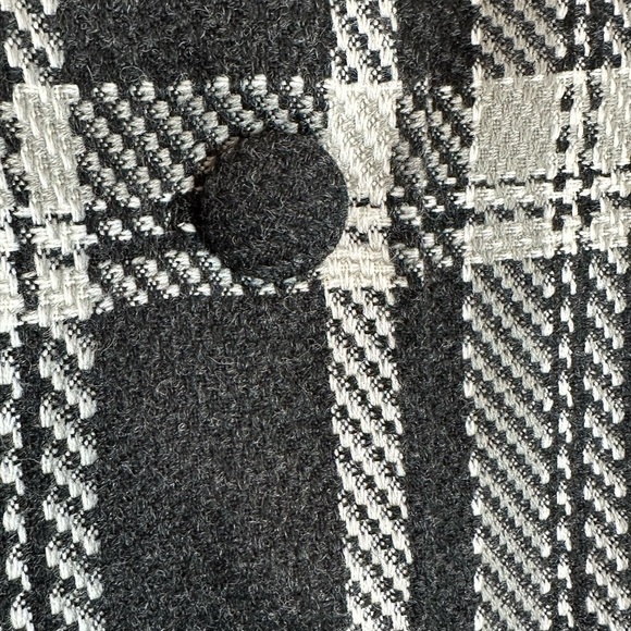 Merona Womens Size XS Plaid Jacket Blazer Coat Cloth Cover Buttons Pockets Lined - Picture 7 of 16